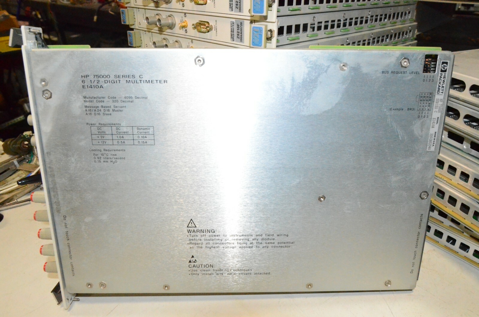 HP Agilent VXI Modules E1401B E1485A E1430A E1750A E1482B E1410A Z5210F