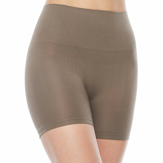Jockey Muffin Tamer Slimming Short Leg Shapewear TAUPE Women's Medium ~ NEW