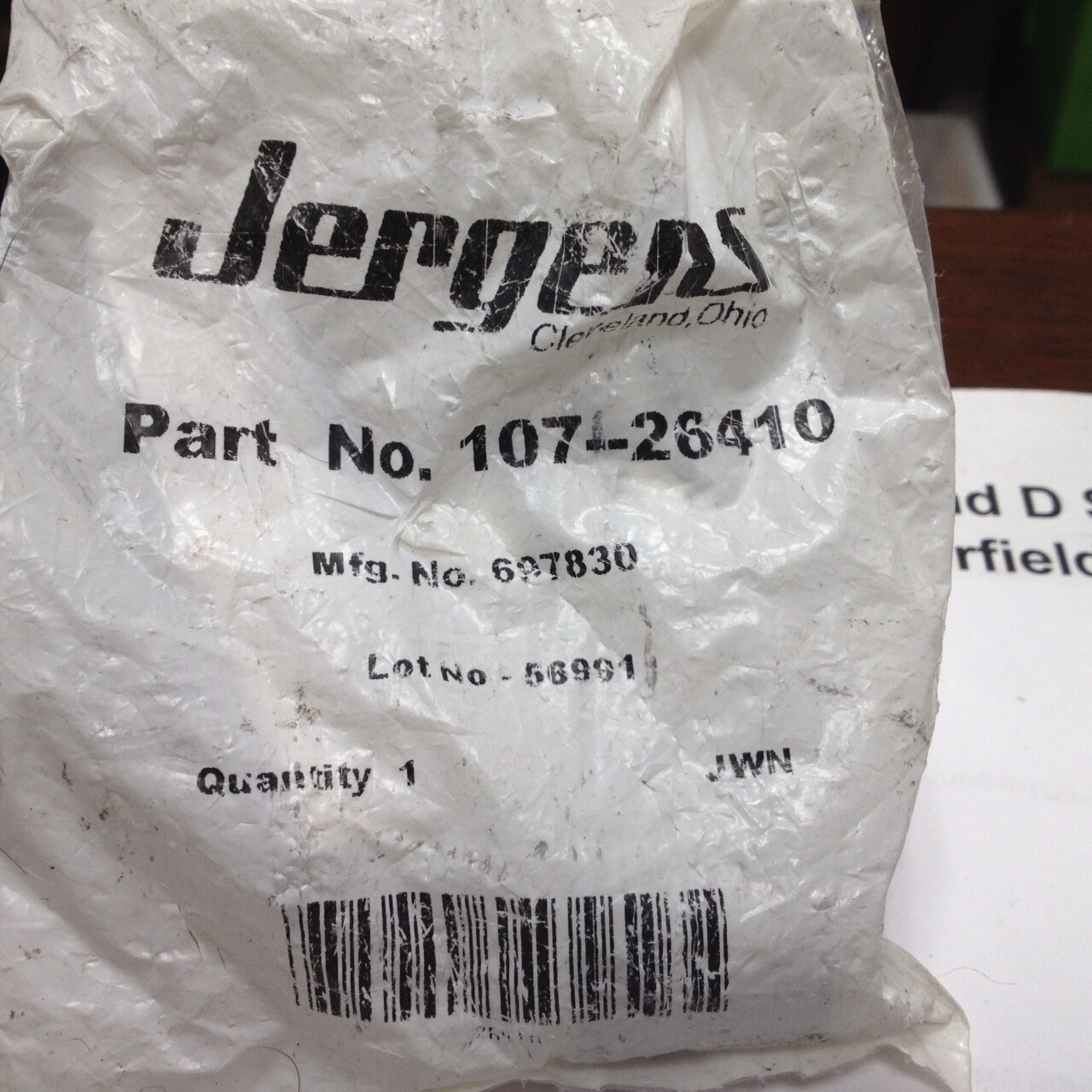 Jergens 107-26410, Keylocking Solid Threaded Insert, 1-1/8"-12, Stainless Steel