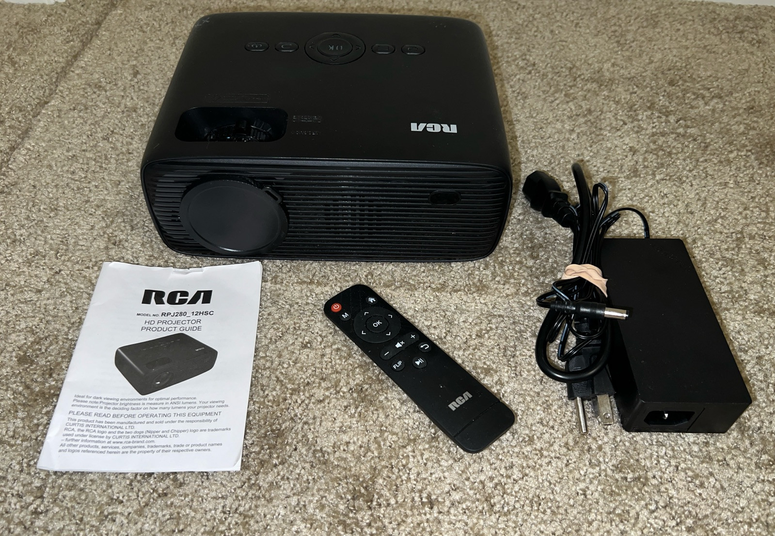 RCA HOME THEATER PROJECTOR 1080p (PRJ280)