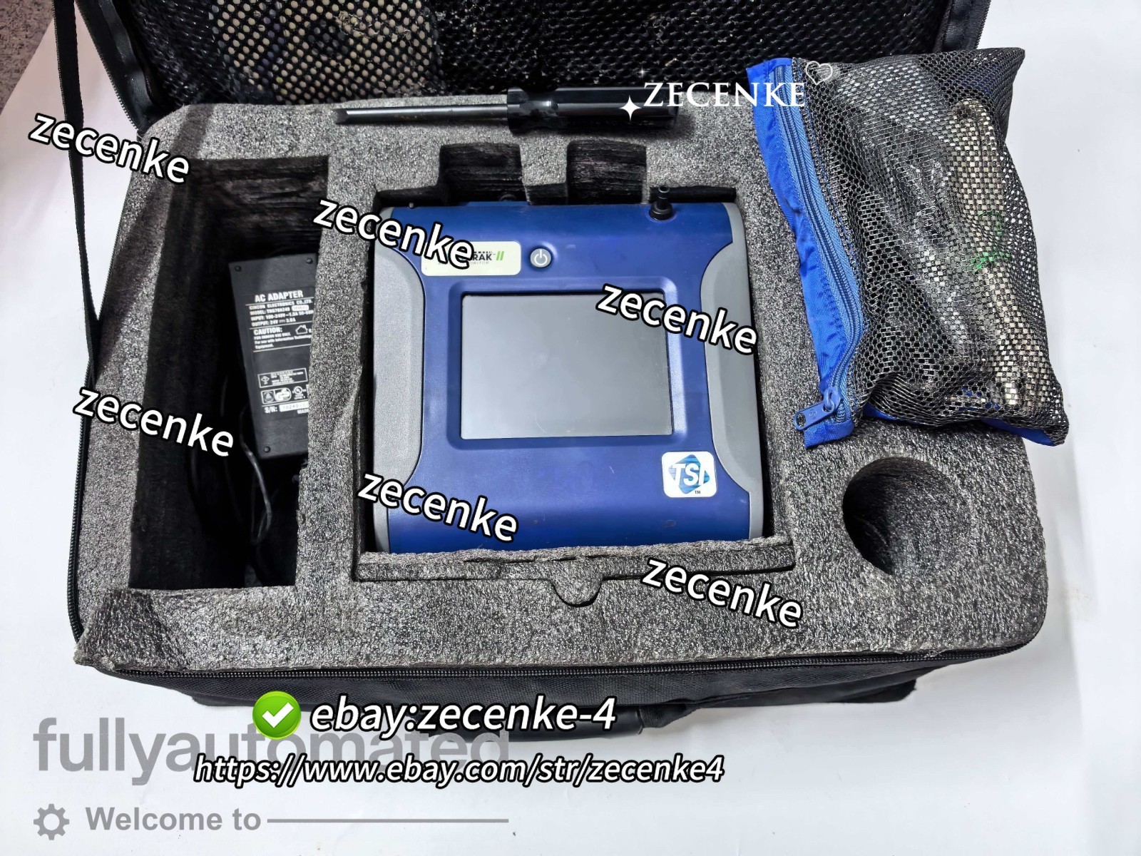 TSI DustTrak II 8530 Desktop Dust Monitor, SN 8530100720, via DHL or FedEx