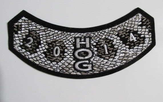 P#33 - Harley Owner's Group HOG Patch 2014 - NEW