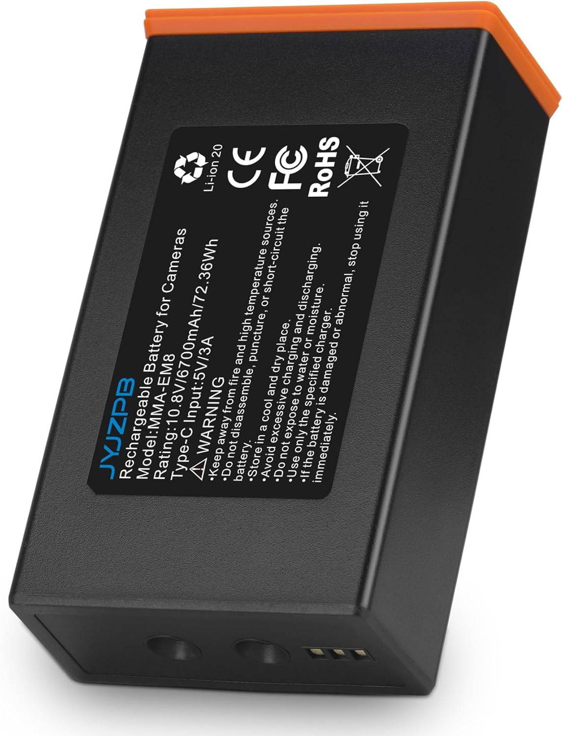 2 Pack 6700mAh Battery for Moultrie Cellular Trail Camera Edge/Edge 2/Edge 2 Pro