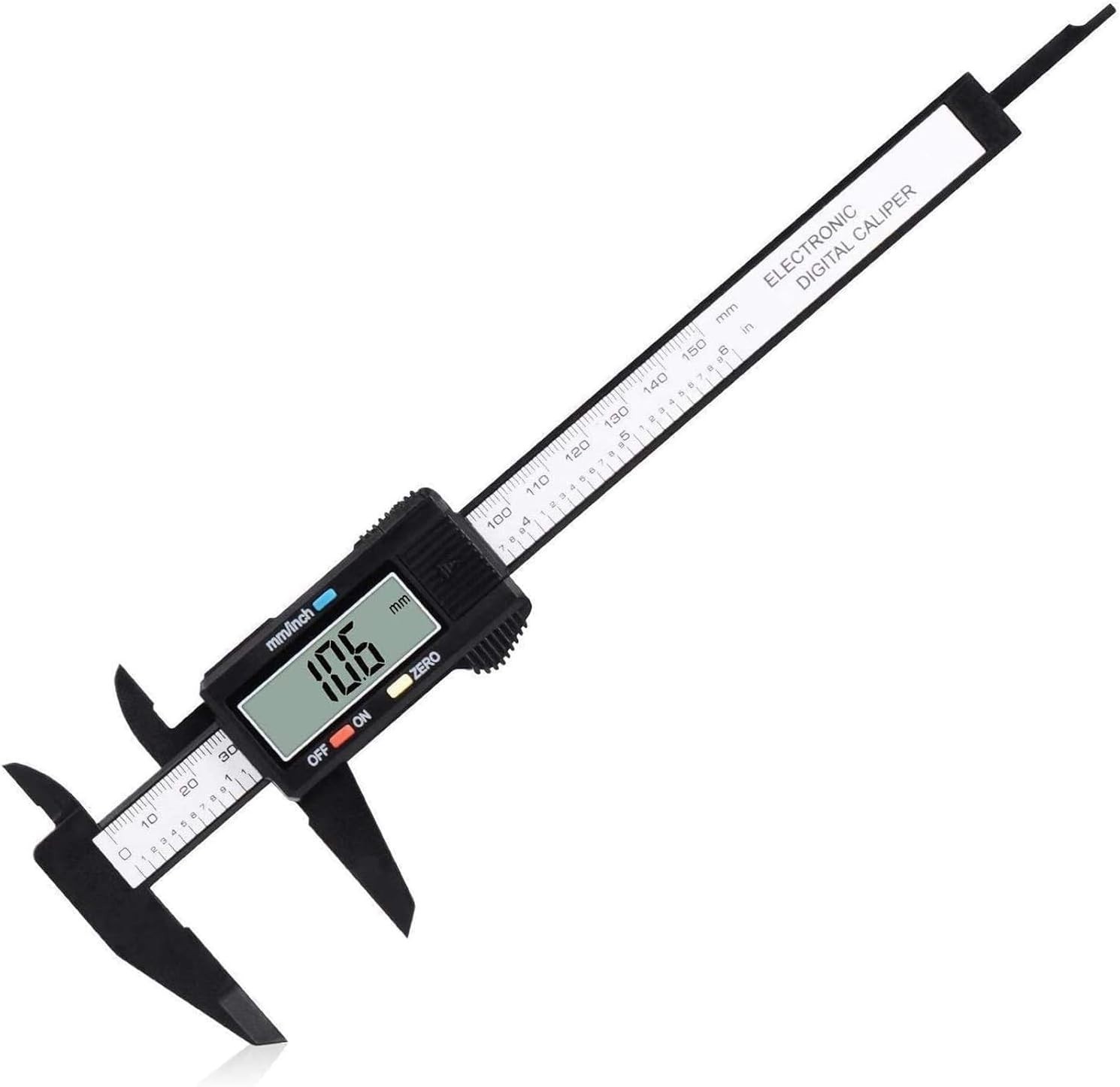 High-Precision Digital Caliper 0-6'' | LCD Screen & Quick Measurement Modes