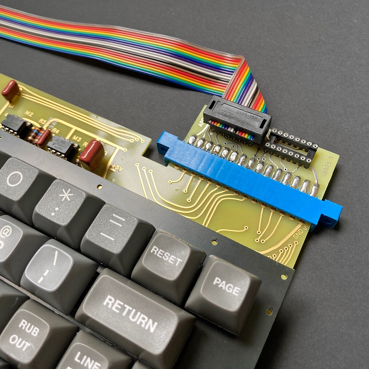 Apple 1 ASCII keyboard adapter for Datanetics replica mimeo