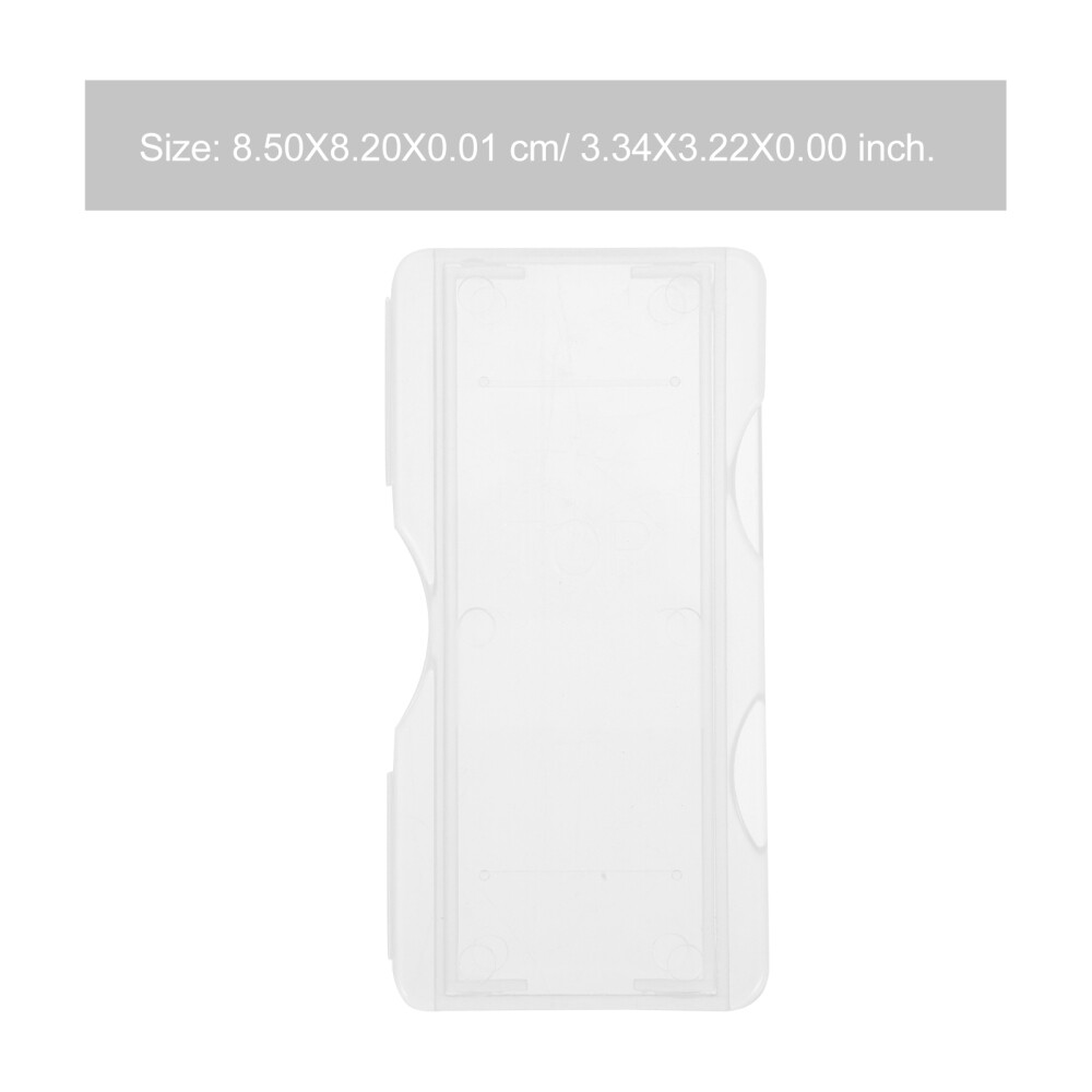 100pcs Slide Storage Boxes Individual Microscope Slide Holder Slide Boxes