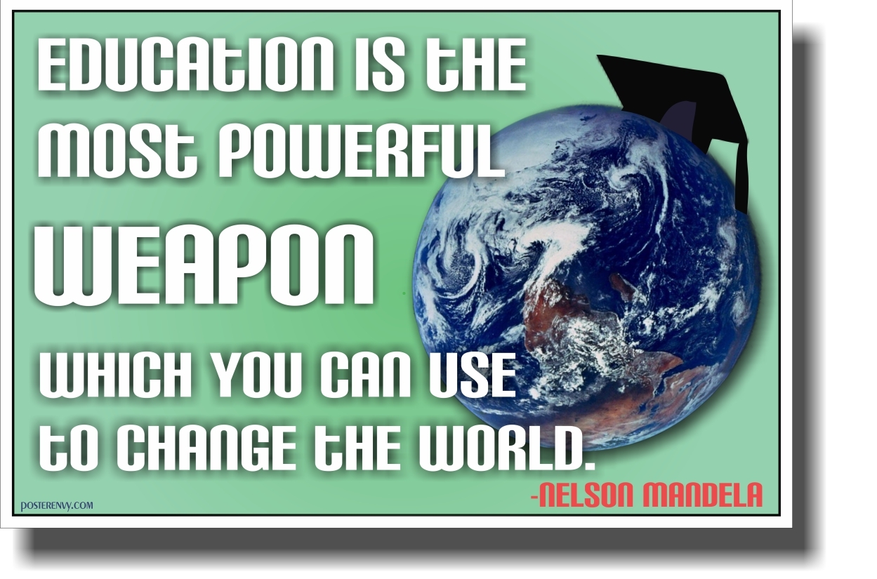 Education Is Not The Learning of Facts - NEW Classroom Motivational Quote Poster