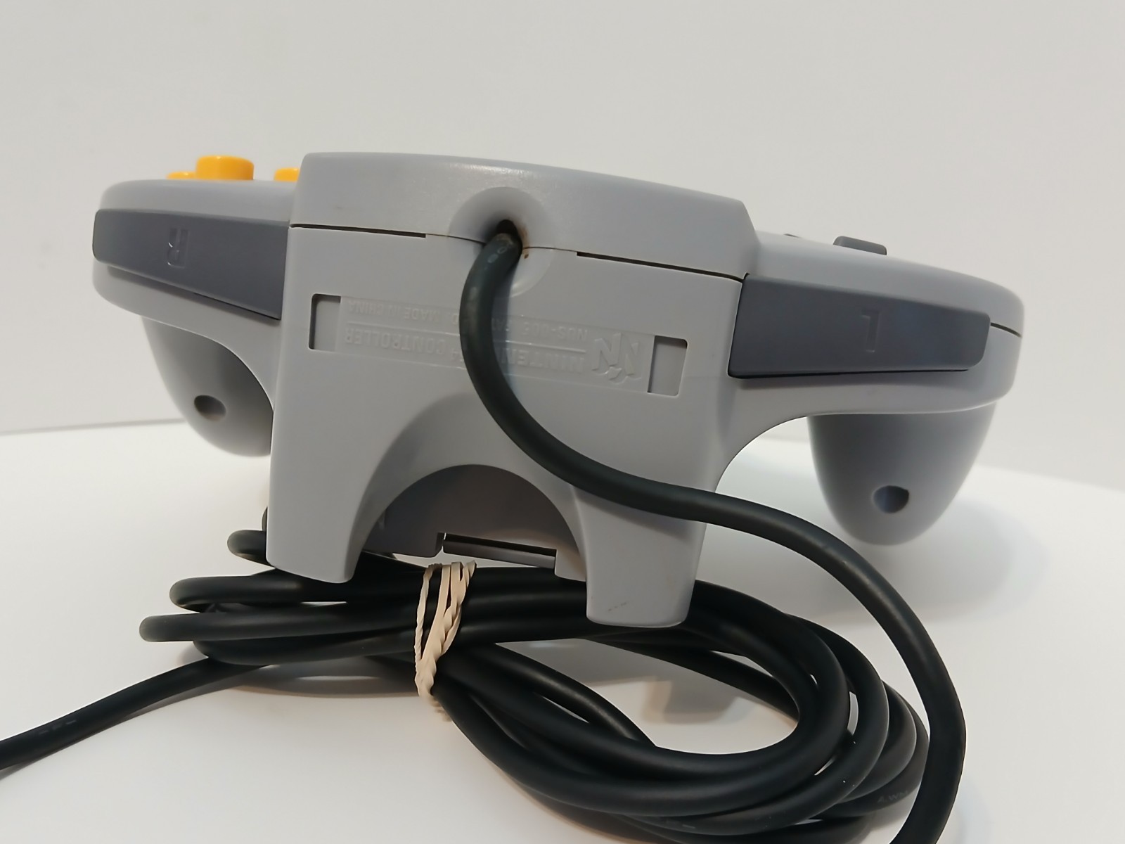 Nintendo 64 OEM Original Gray Controller + Controller Pak TESTED! N64
