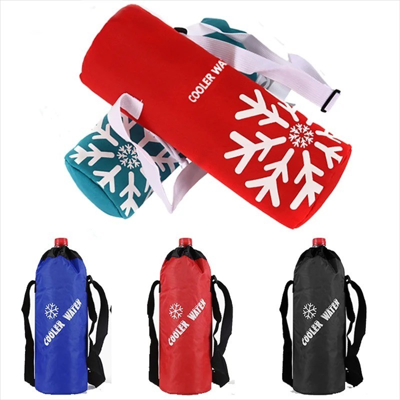 Universal Water Bottle Cooler Bag Leakproof High Capacity Pouch for Travel