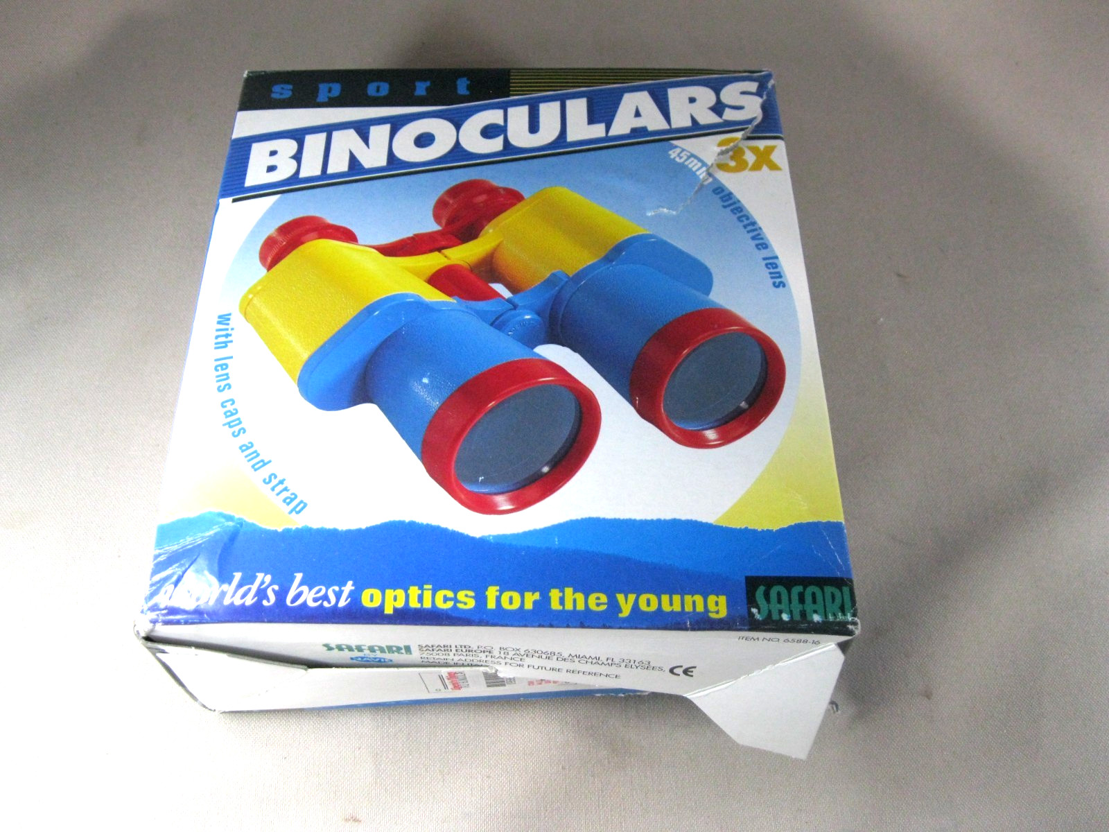 Safari Sport Childrens 3X Binoculars Ugly Box