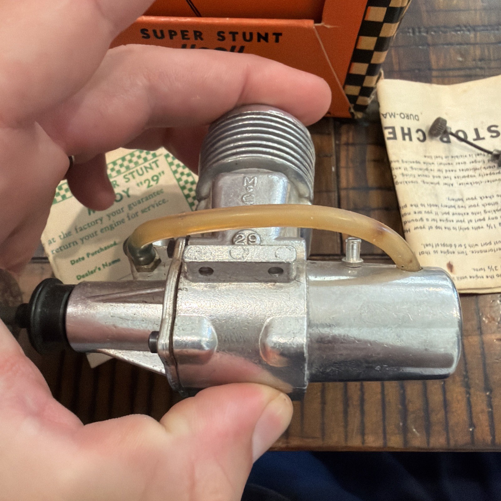 VINTAGE McCOY #29 SUPER STUNT COMPLETE ENGINE