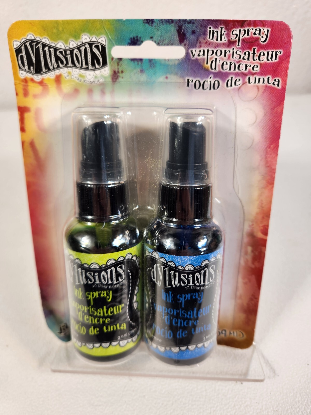 Dylusions Mica Sprays 2 Pack New SEALED 2 oz Spray Bottles Fast Ship