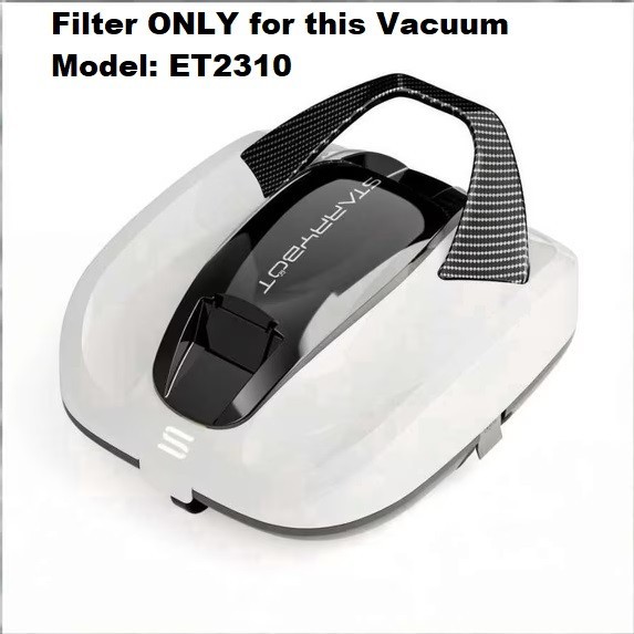 Starrybot cordless robotic pool cleaner FILTER ONLY