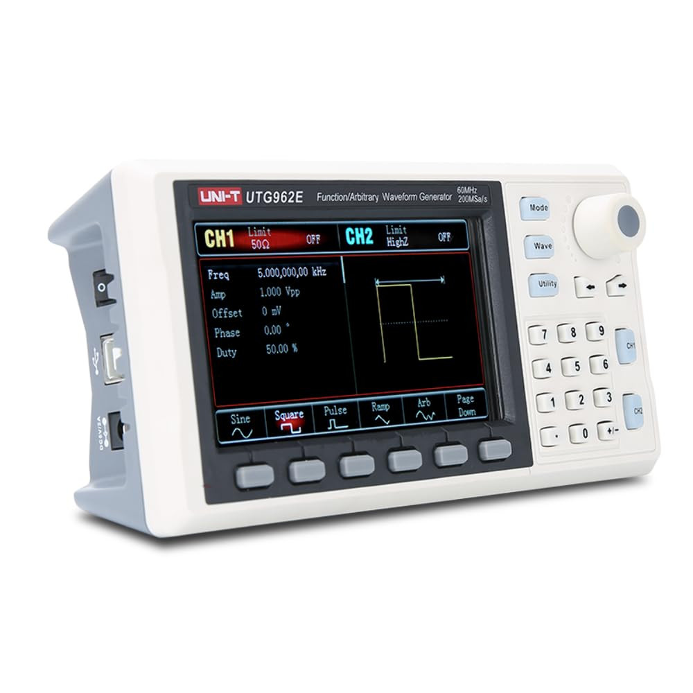 UTG962E Arbitrary Waveform Generator Function Generator Kit 60Mhz Dual-Channel 2