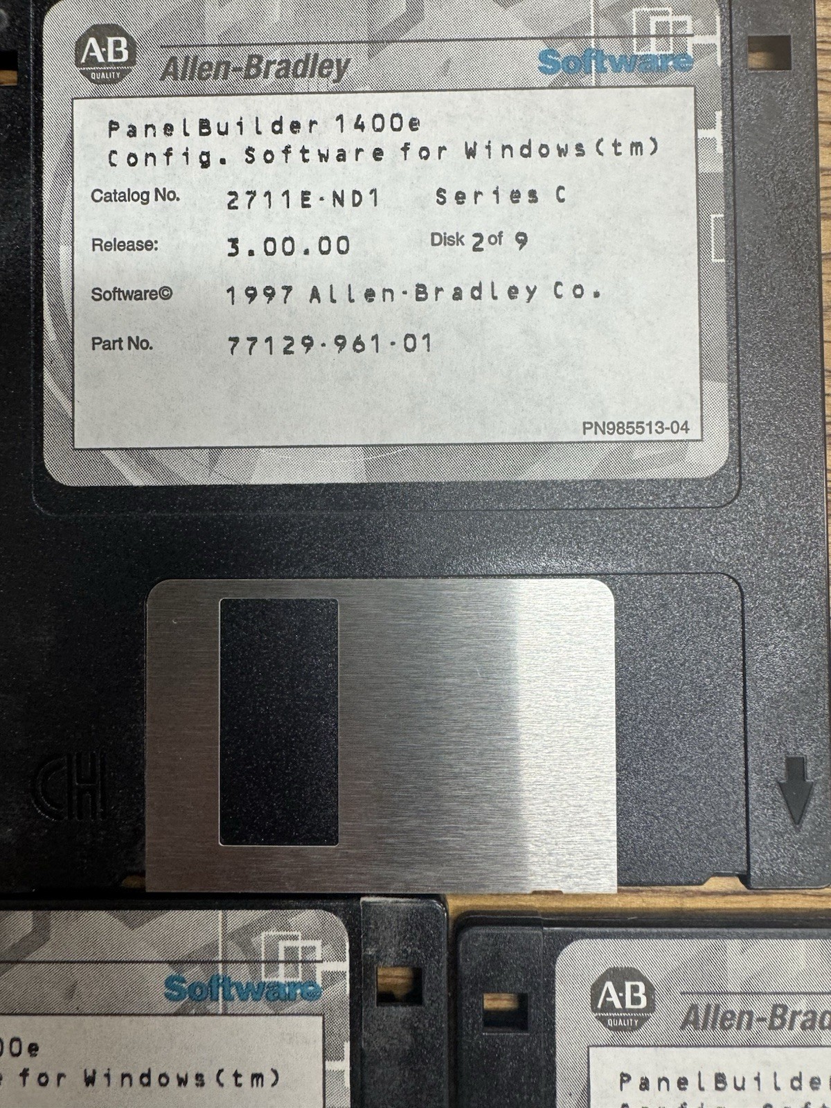 Allen Bradley Software Floppy Disk Lot