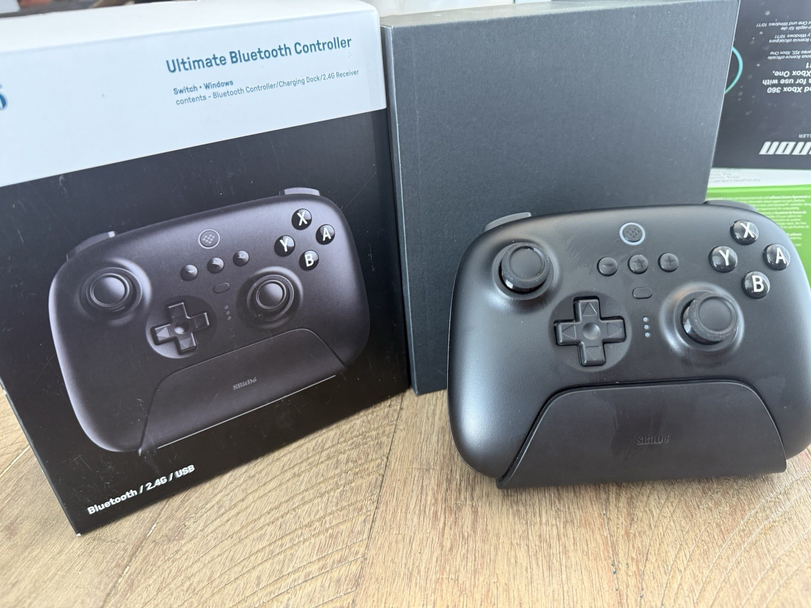 8BitDo 80NA Ultimate Wireless Bluetooth Controller With Charging Dock (Black)