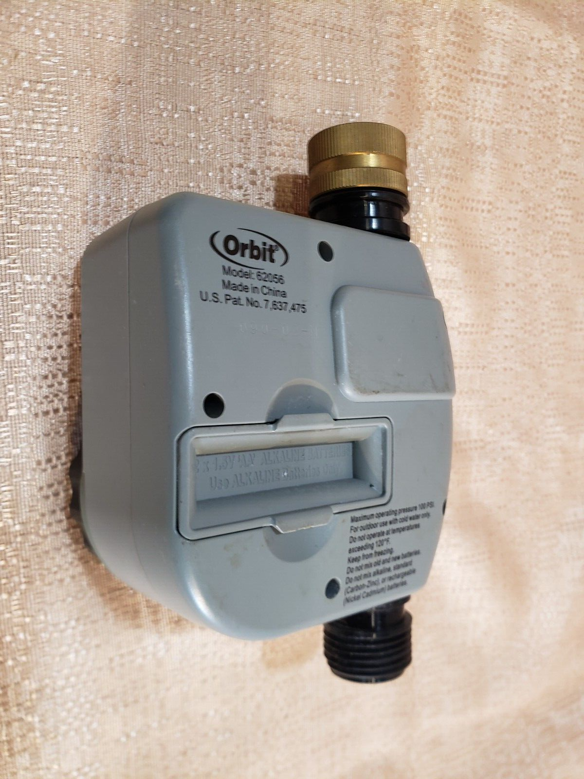 Used ORBIT 1-Port 62056 Digital Hose Faucet Timer Programmable with Display