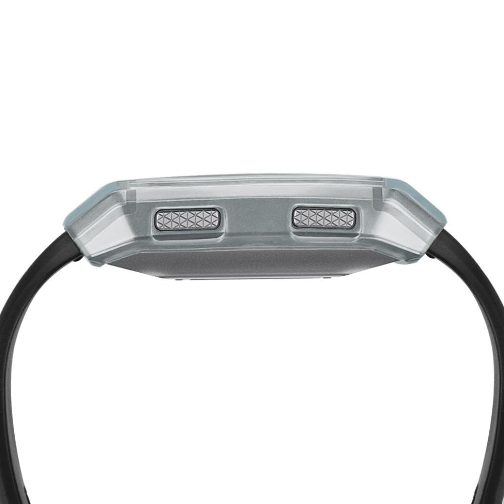 For Fitbit Ionic Protective Tempered Clear Case Transparent Edge Protector Cover