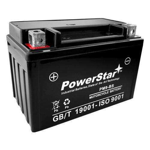 YTX9-BS Motorcycle Battery for HONDA VT600C, CD Shadow Deluxe, VLX 600CC 88-'03
