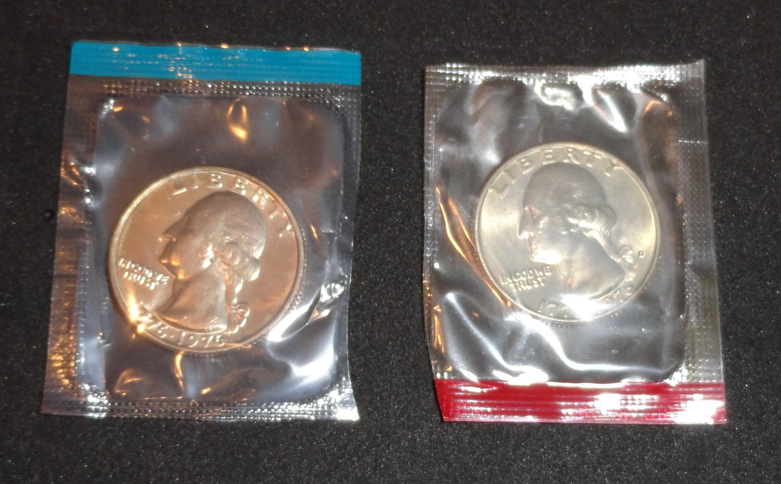 1776 ~ 1976 (P+D) Bicenntenial Washington Quarters US Mint Sealed