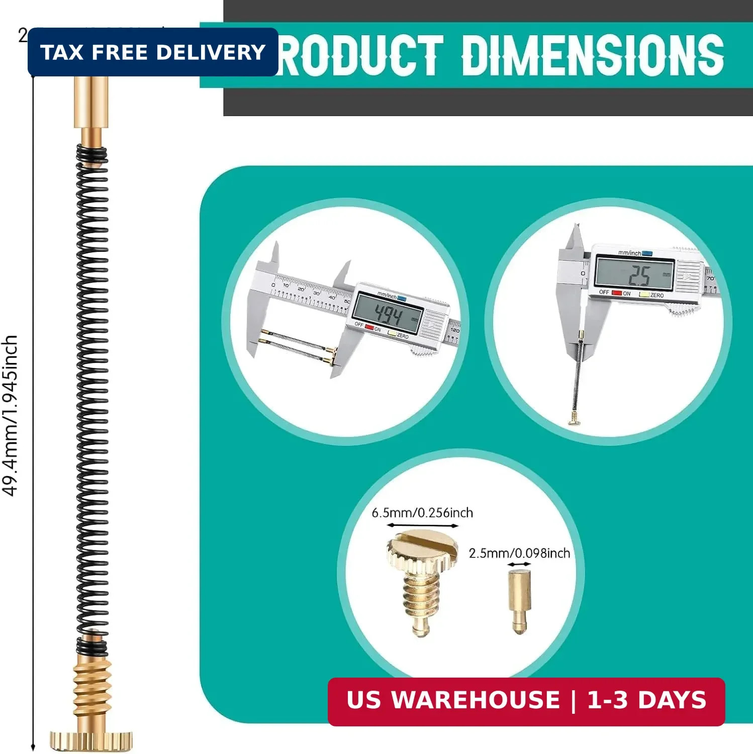 5-Pack Lighter Repair Kit Replacement Parts - Includes Flints, Screws, Springs &