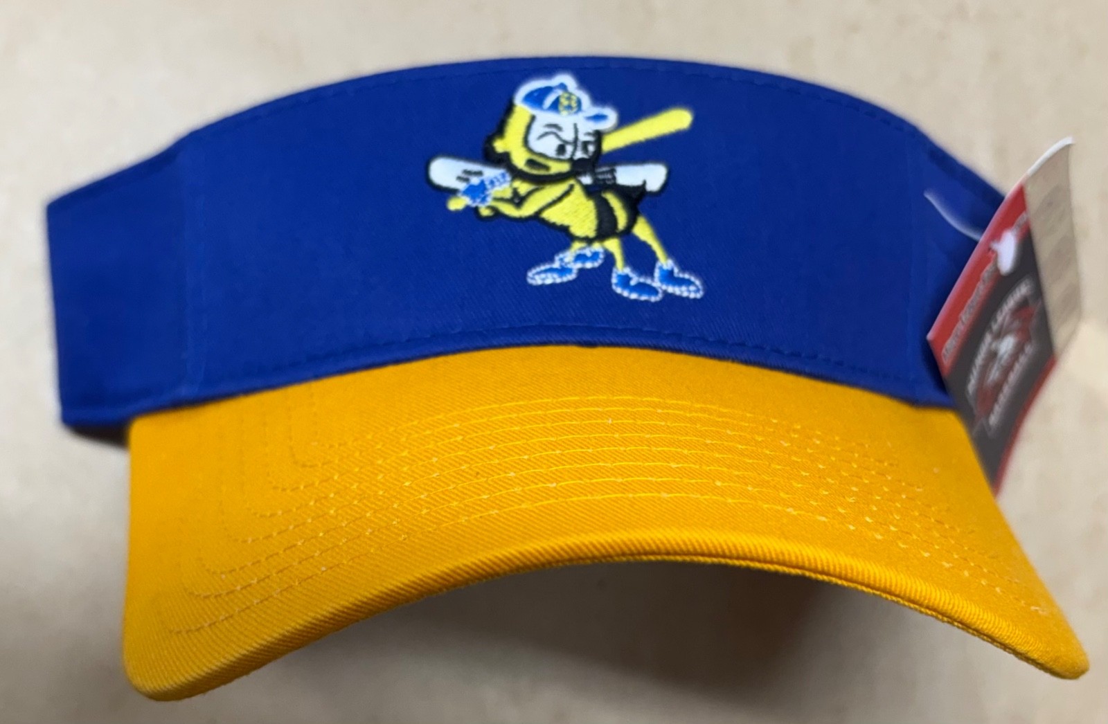 New Vintage Burlington Bees Minor League Baseball Visor