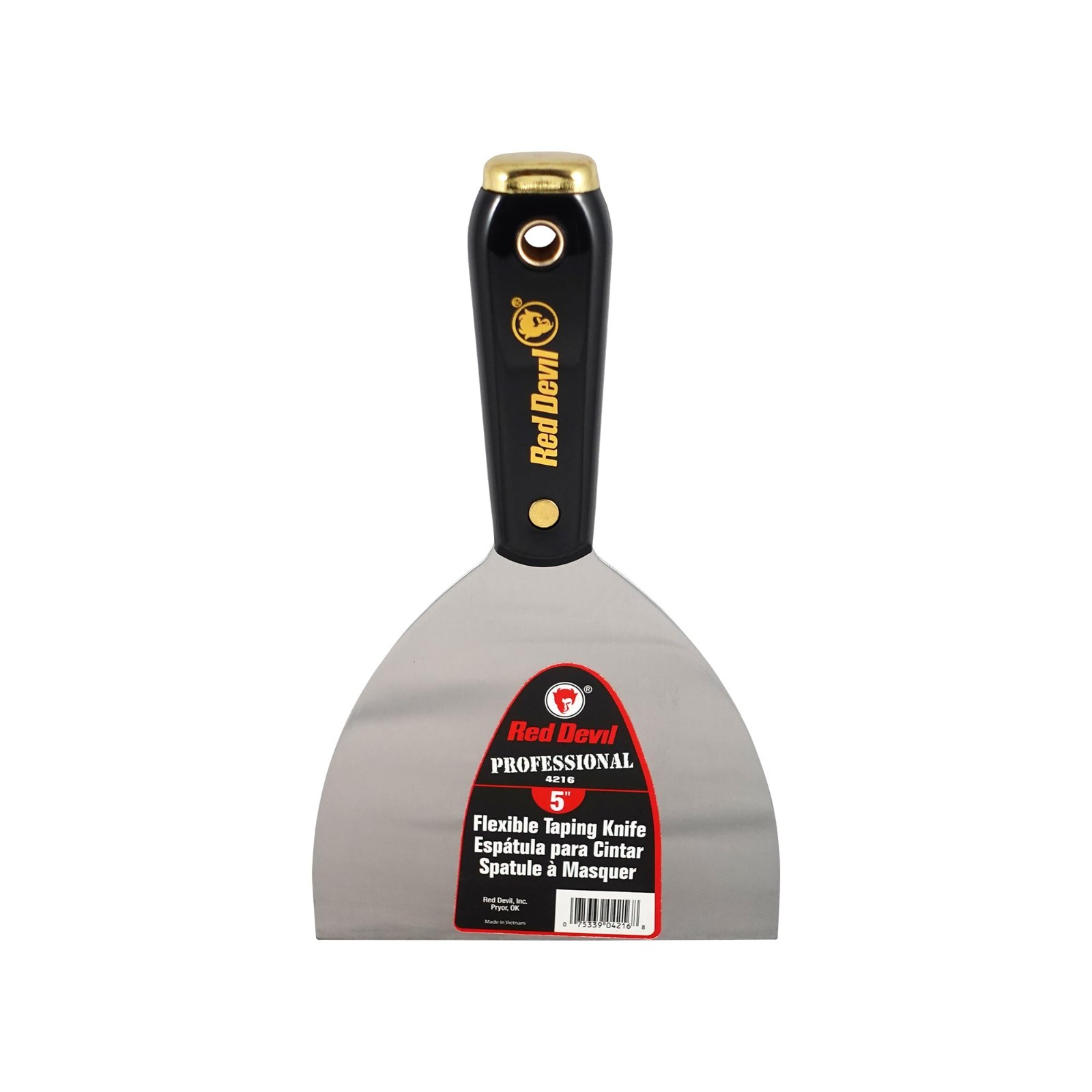 5" Flex Taping Knife - Professional Quality, Durable, Ergonomic Handle, Perfect