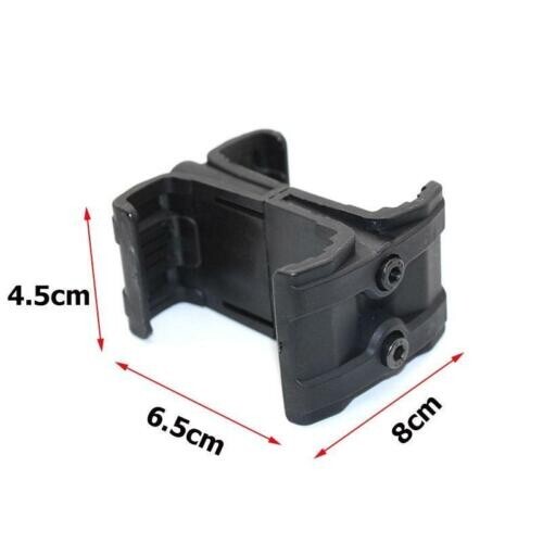 Adjustable Polymer Double Magazine Coupler for PMAG Airsoft Mag Connector