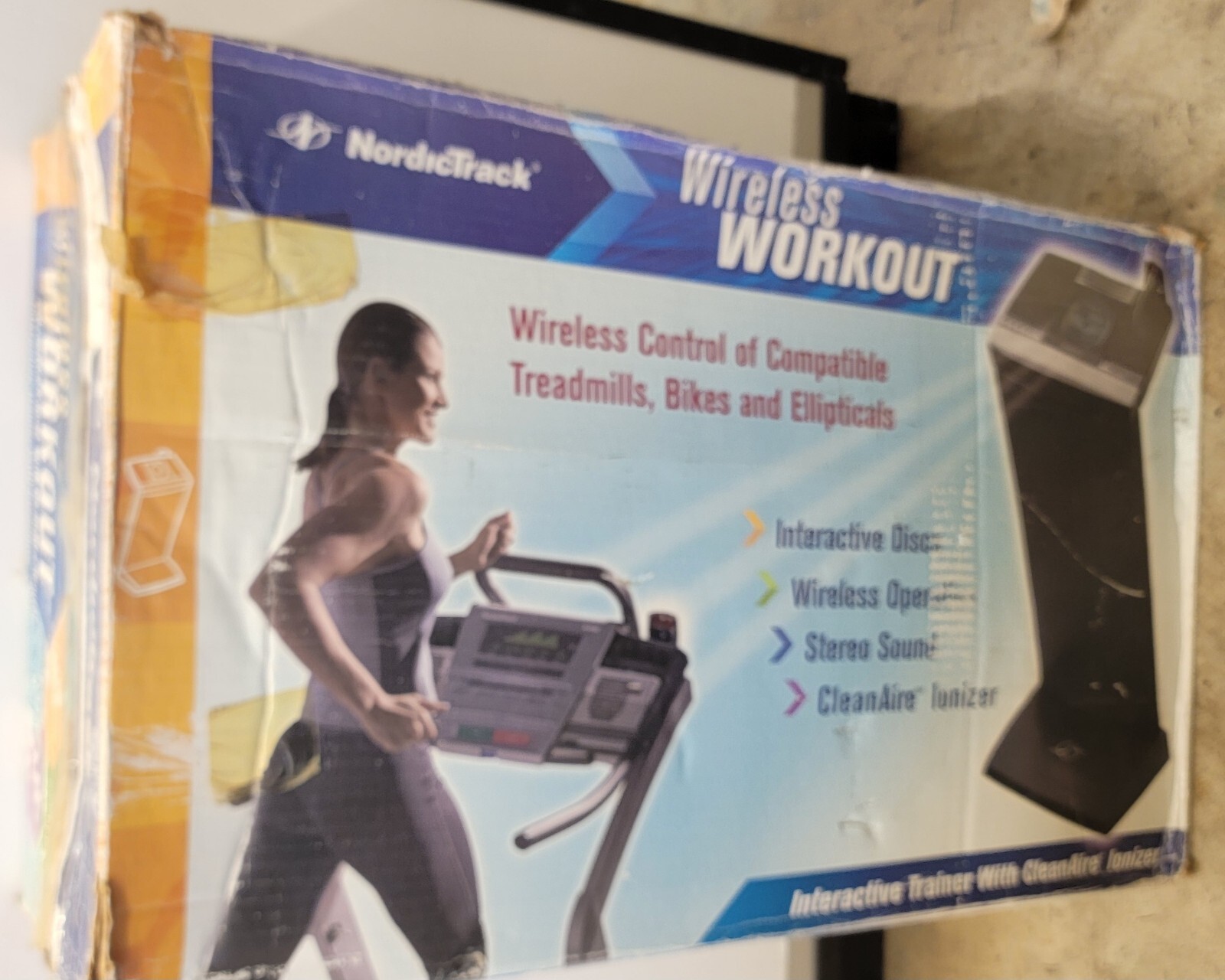 NordicTrack Wireless Workout Interactive Trainer with CleanAire Ionize.