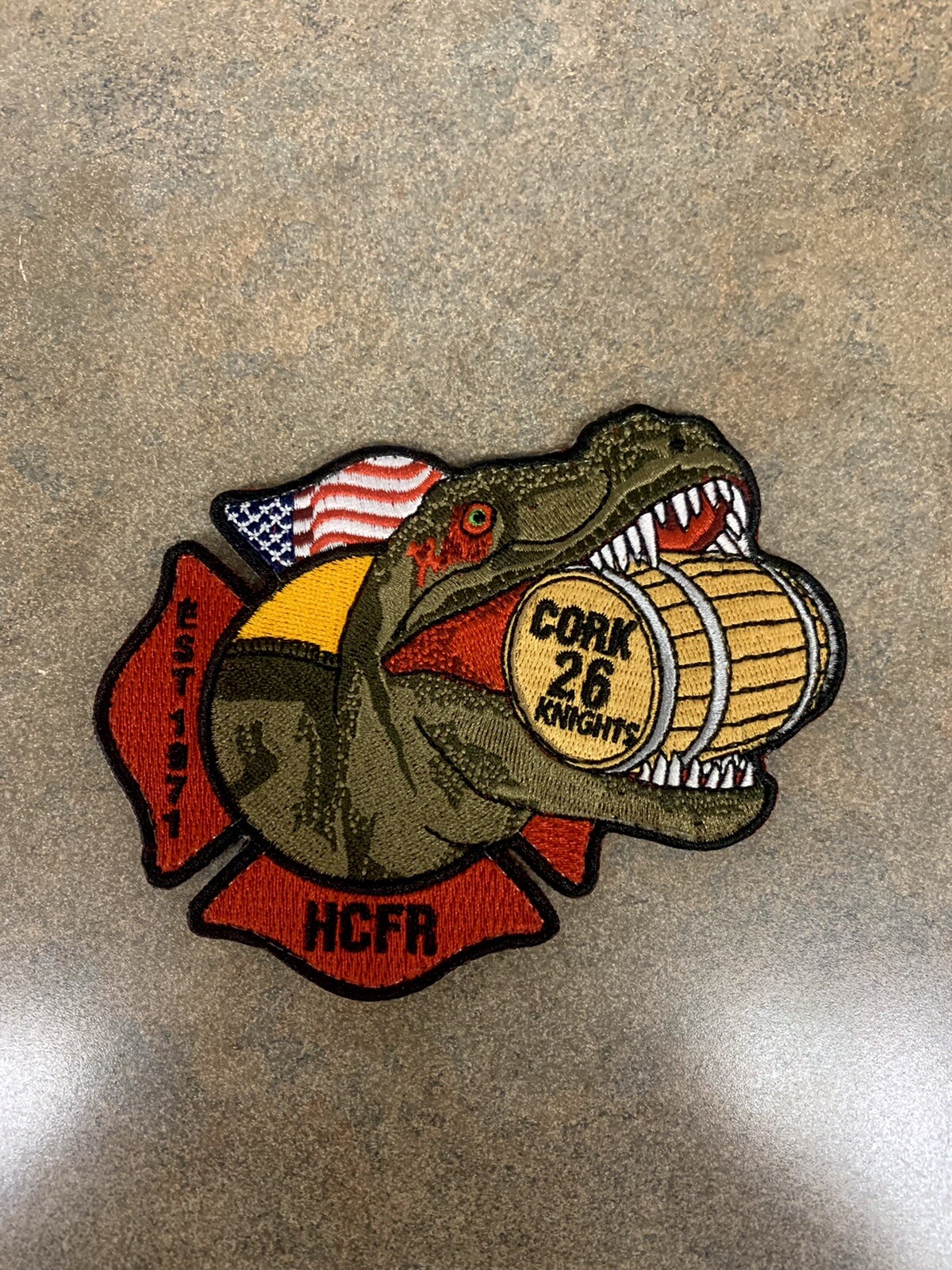 Cork Knights - Hillsborough County, FL Station 26 Fire Department Patch