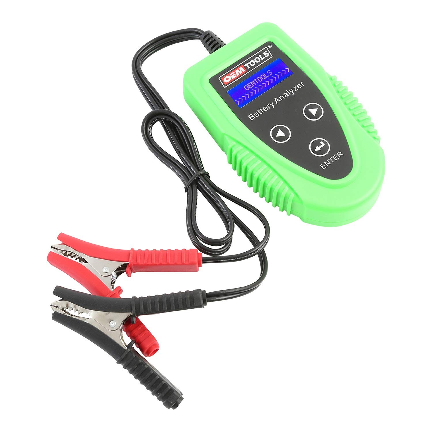 OEMTOOLS 24359 Digital Car Battery Tester, Stocking Hand Held, Green