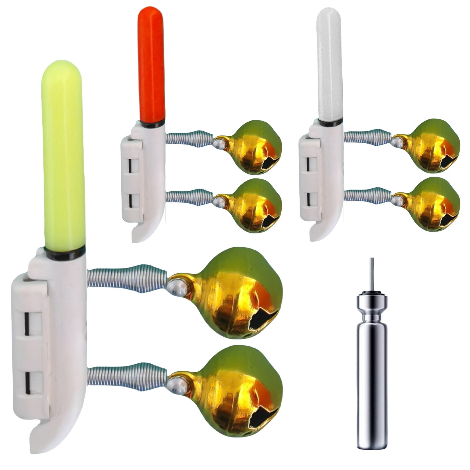 Fishing Rod Light Clip Fishing Rod Lights Waterproof Indicator Fish