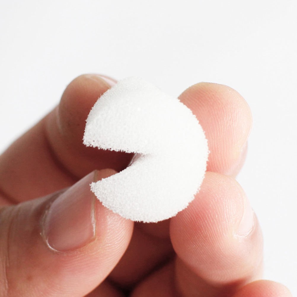 120 Pcs White Soilless Hydroponic Sponge Blocks for Vegetable Growing