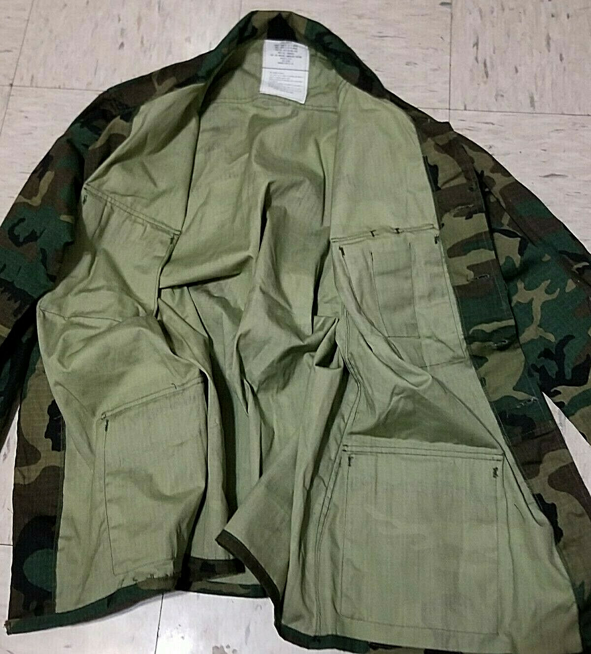 USGI BDU Jacket ERDL Pattern from 1981 Size Medium Regular NOS