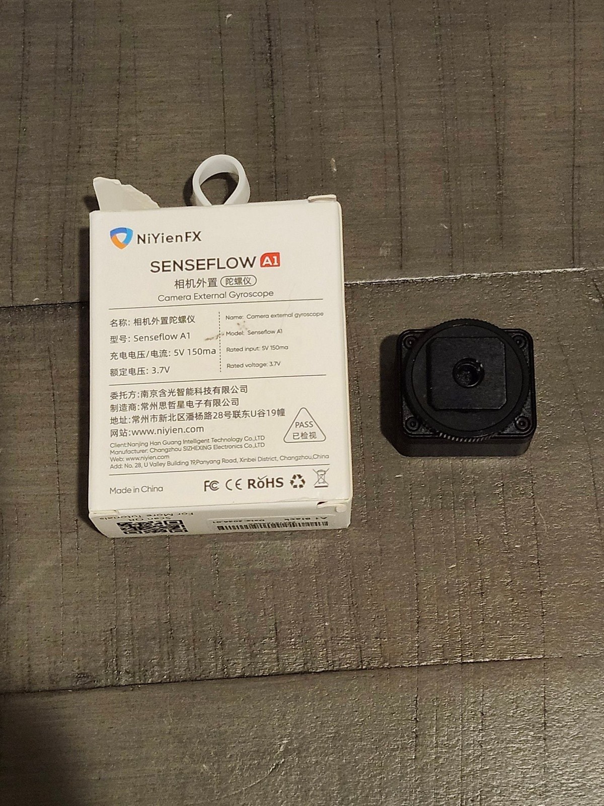 NiYienFX SENSEFLOW A1 Camera External Gyroscope Stabilizer
