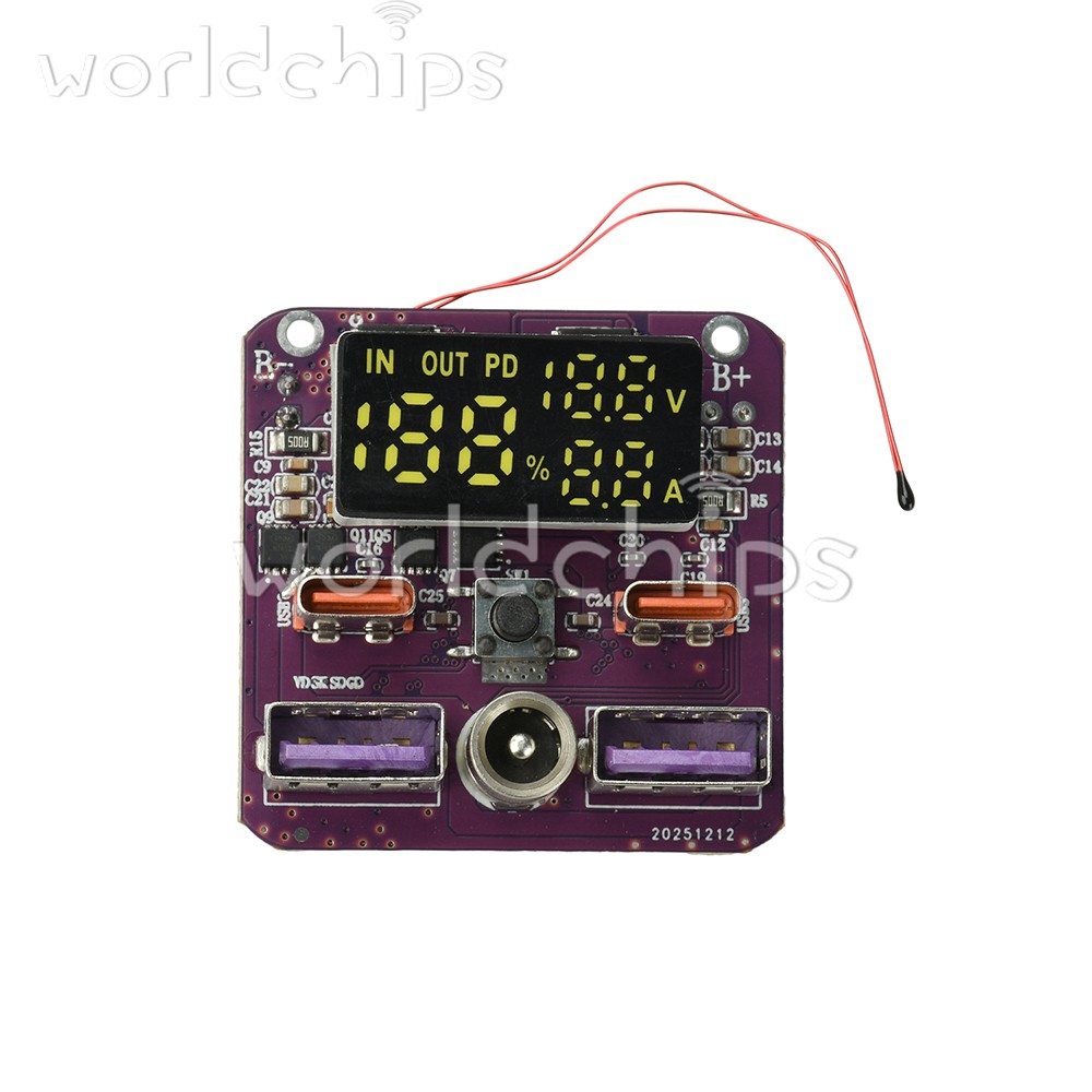 4S PD 100W Bidirectional Fast Charging Module Charging Discharging Board 20V 5A