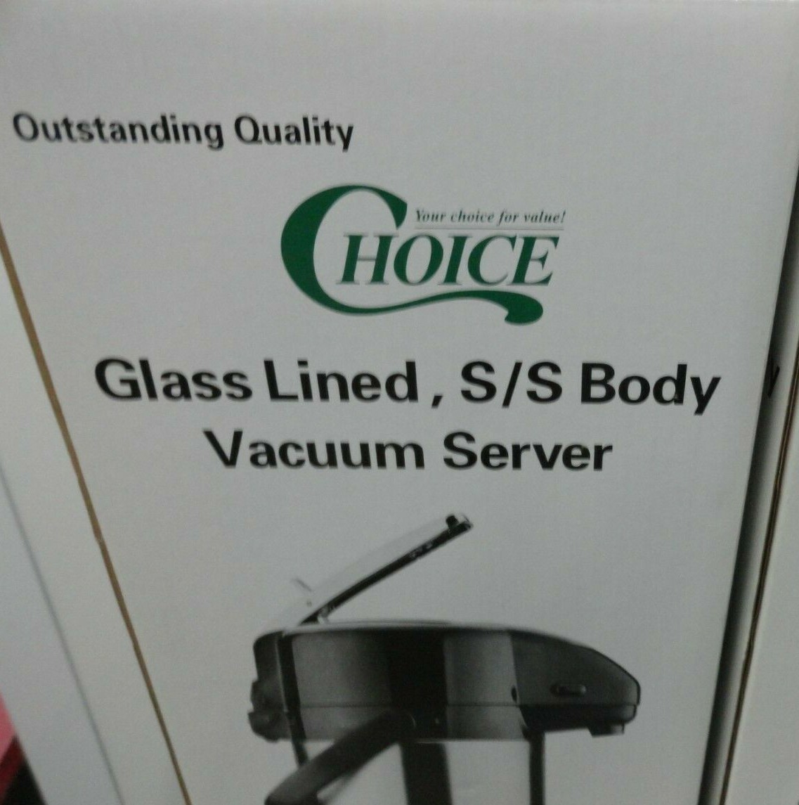 choice Glass-Lined SS Body vacuum server model AP-522 new authentic