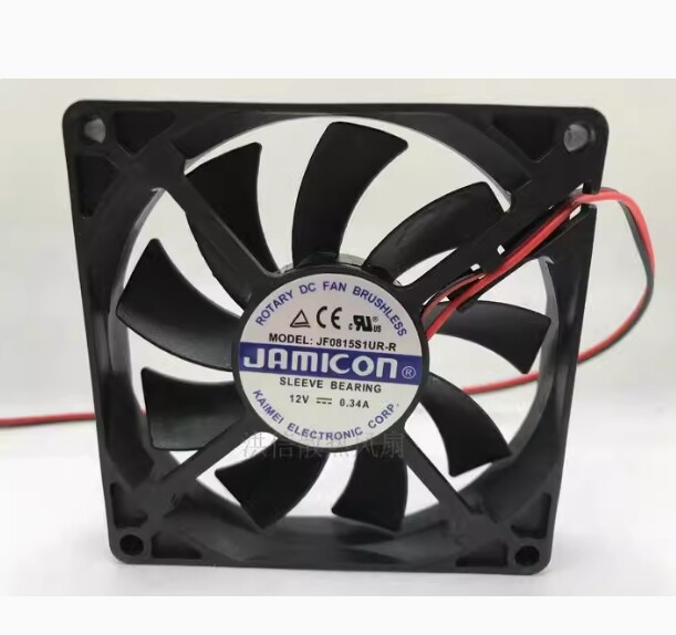 JAMICON 8015 JF0815S1UR-R DC12V 0.34A 8CM UPS cooling fan