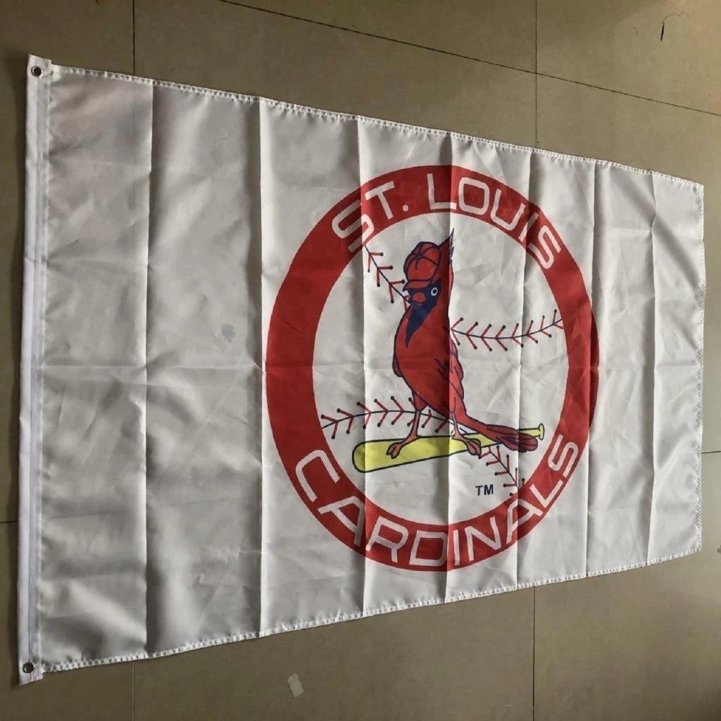 St. Louis Cardinals Flag 3x5 ft Indoor Outdoor Banner MLB Retro Logo 1967-1997