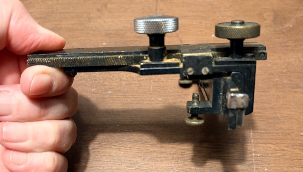 Vintage Spencer Mechanical Stage Microscope Accessory for Biological Laboratory
