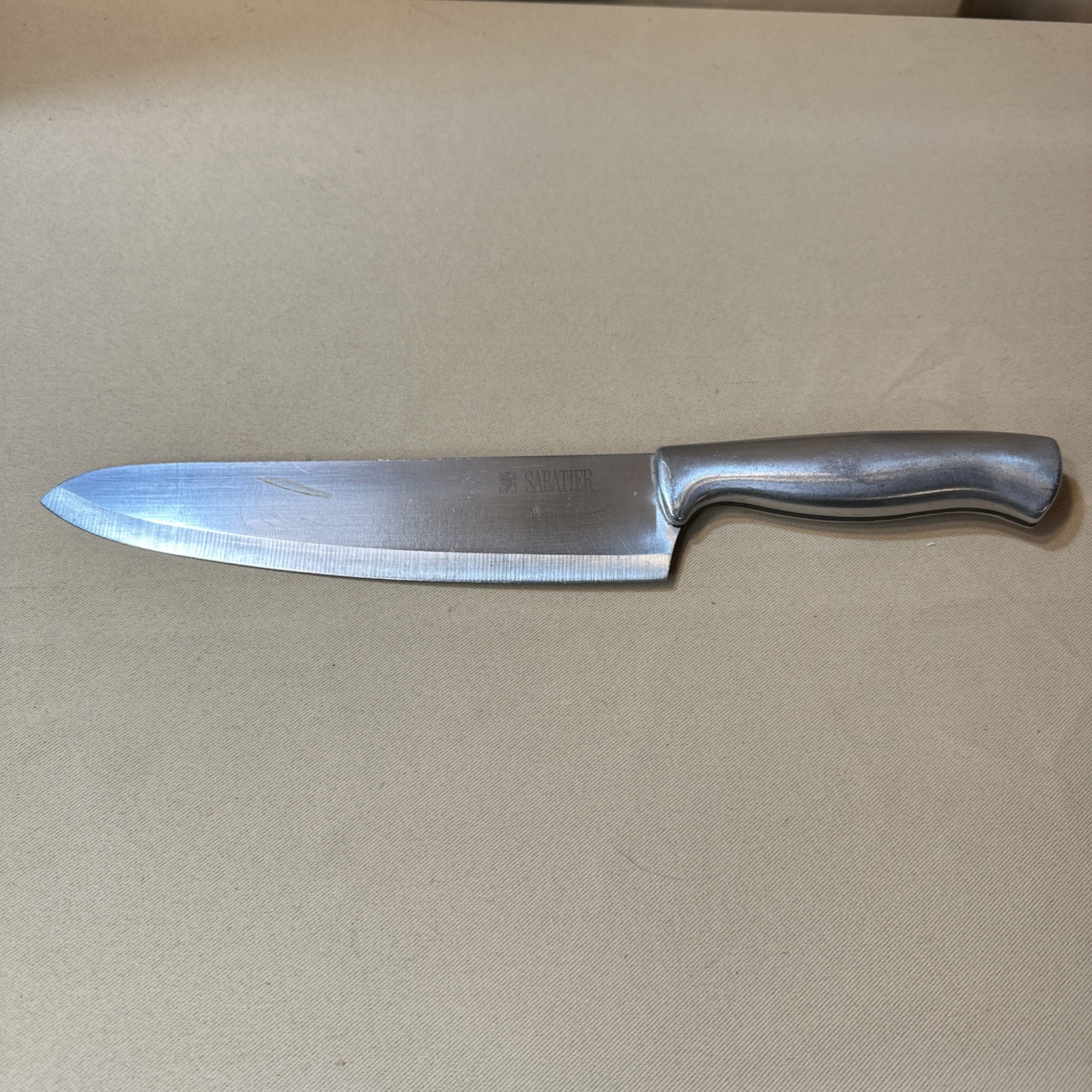 Sabatier Est 1810 Stainless Steel Kitchen Chef's Knife - Stainless Handle 8”