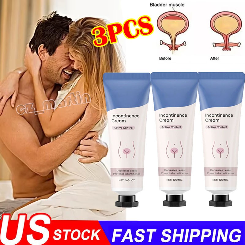 3X NEW Incontinence Cream For Women, Anti-Leakage Protection Soothes & Protects