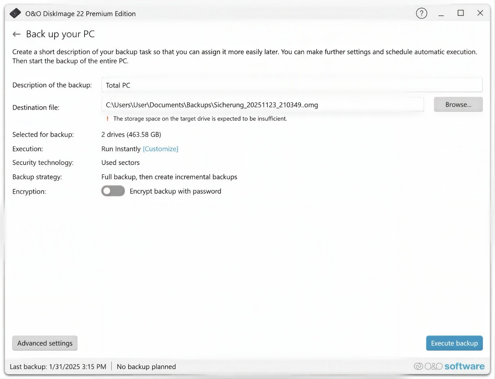 O&O DiskImage Premium Edition Bootable DVD
