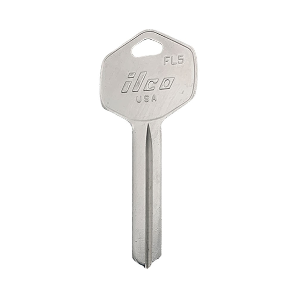 FL5 Key Blank 6-Pin  Nickel