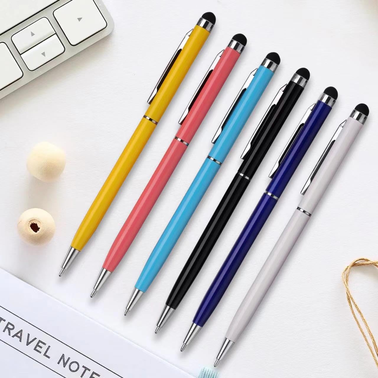 FIRCRE 15 Pack Stylus Pens for Touch Screens Pen Multicolour