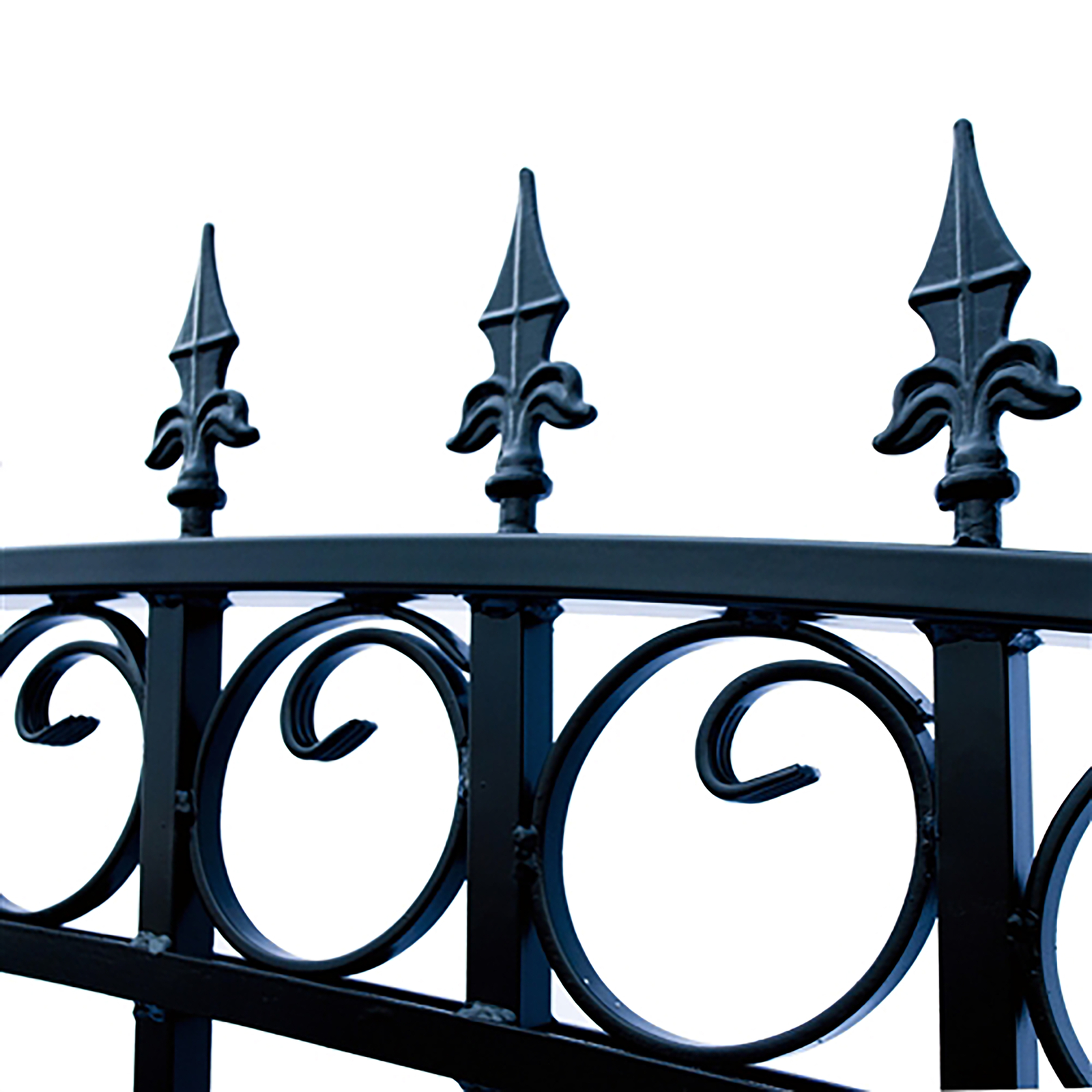 ALEKO Garden Yard Steel Single Sliding 12' Gate Prague Style with Gate Opener