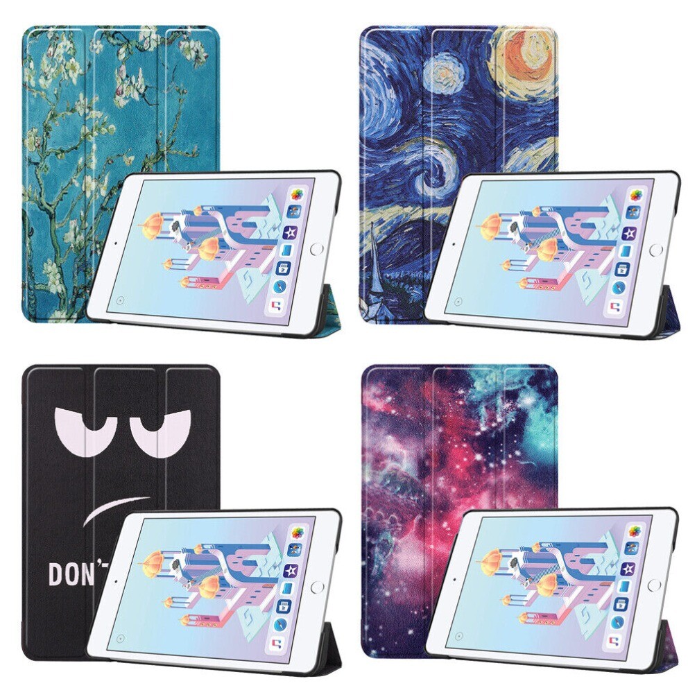 For iPad 7/8/9th Gen 10.2" Mini 4 5 7.9" /Mini 6 8.3" Auto Sleep/Wake Case Cover