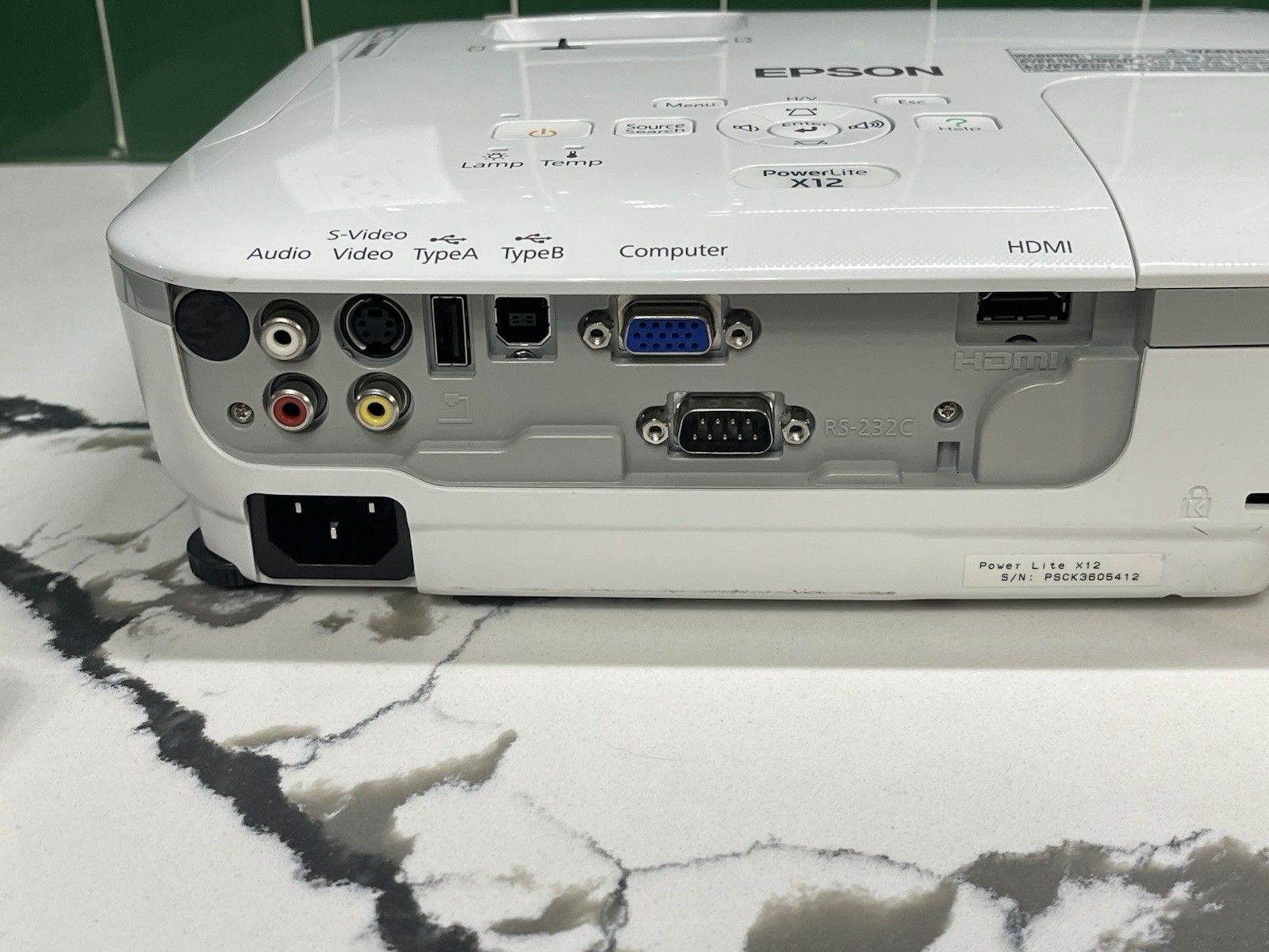 EPSON H429A POWERLITE 3LCD PROJECTOR White