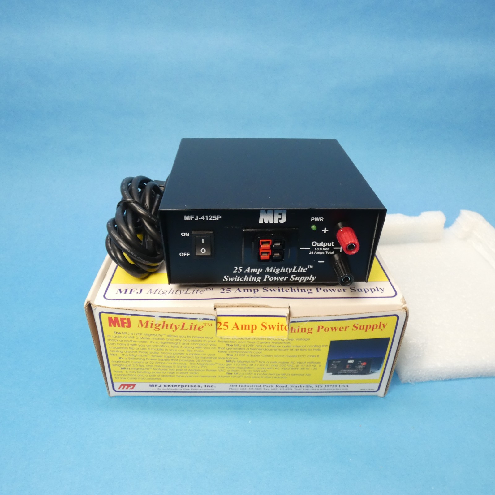 MFJ-4125P Switching Ham Radio Power Supply 25 AMP Max Anderson PP