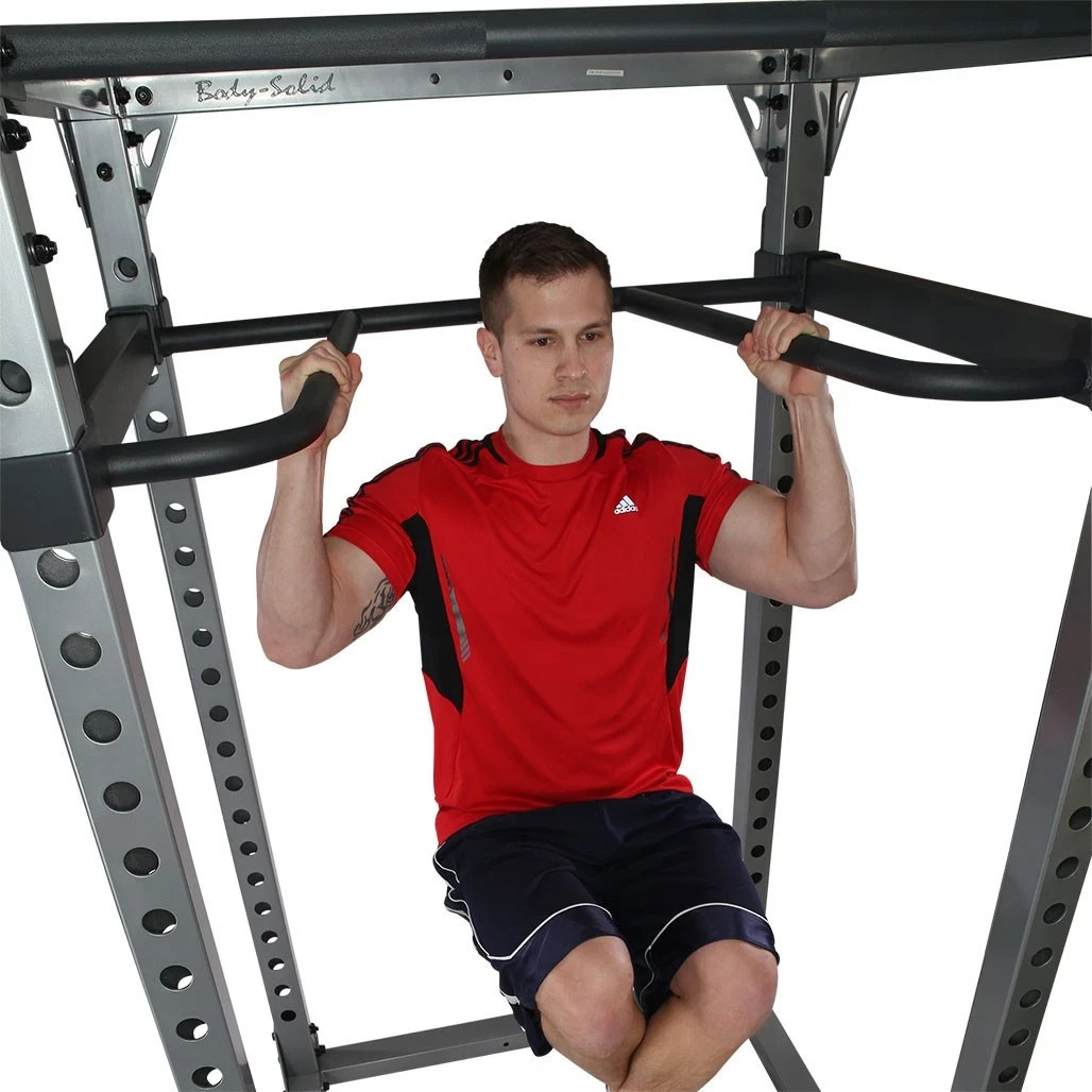 Pristine Body-Solid Power Rack Dip, Pull/Chin-Up, Plank Attachment (DR378)